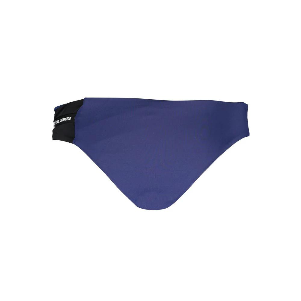 Maillot de bain femme Karl Lagerfeld bleu en polyamide