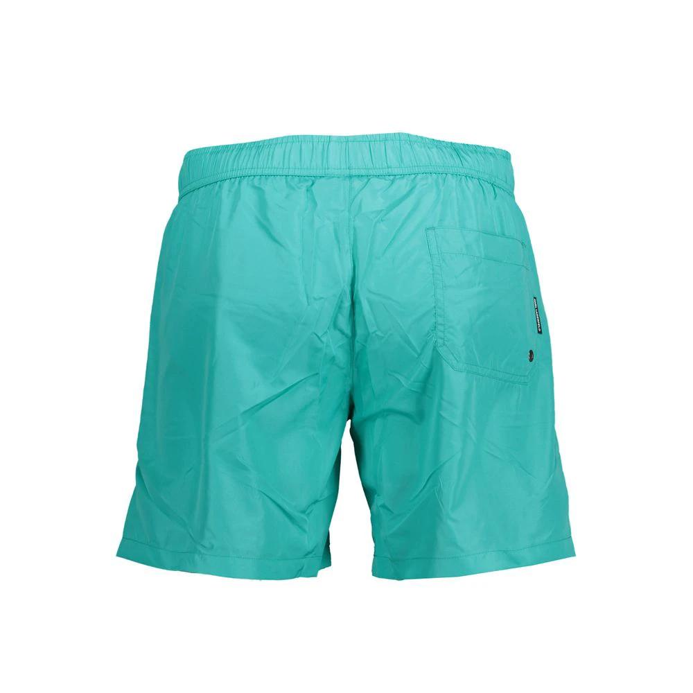 Karl Lagerfeld Verde Polyester Men's Swim Boxer Karl Lagerfeld