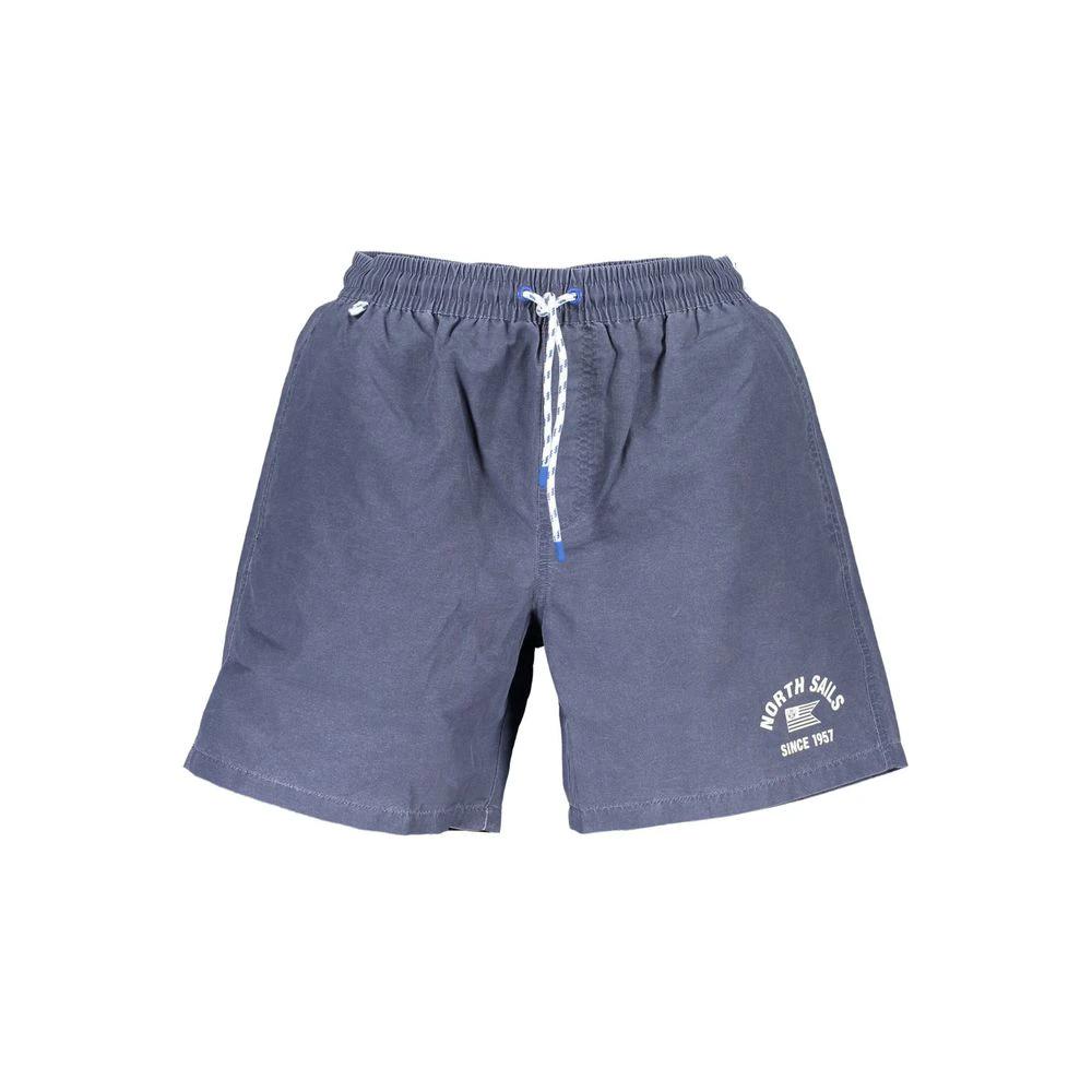 North Sails Blu Polyester Men Swim Boxer