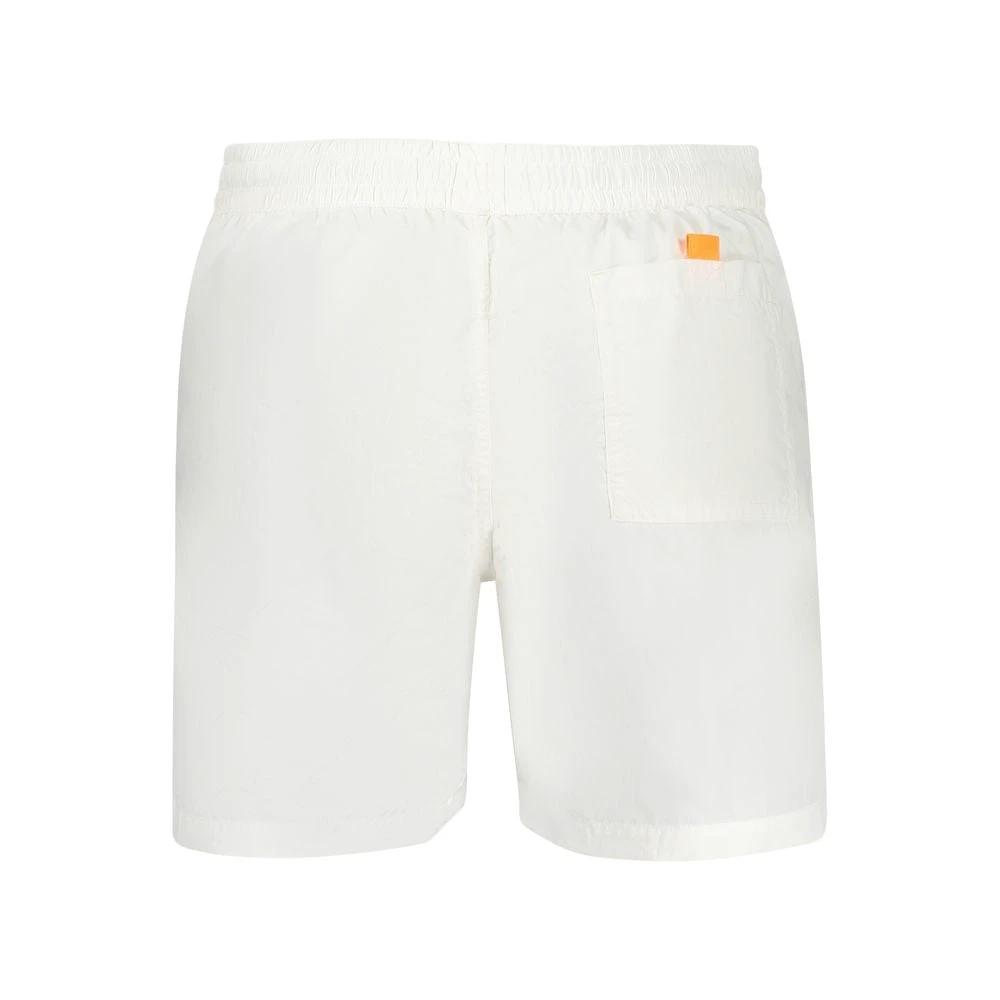 Norway 1963 Bianco Poliammide Men's Swim Boxer