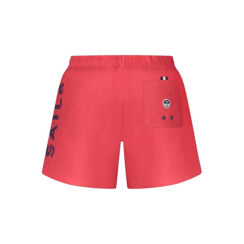 North Sails Red Nylon Men's Swim Trunk