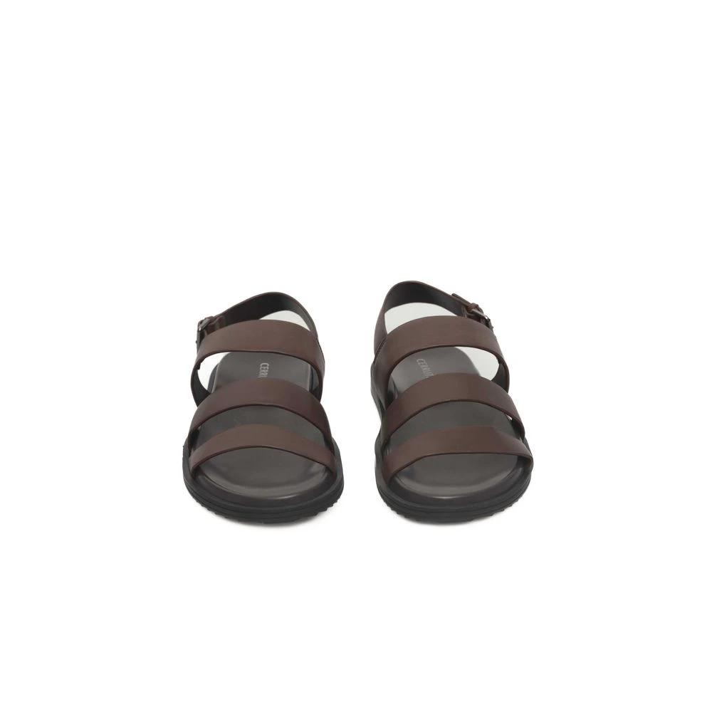 Cerruti 1881 Brown Cowhide Men Sandal by Cerruti 1881
