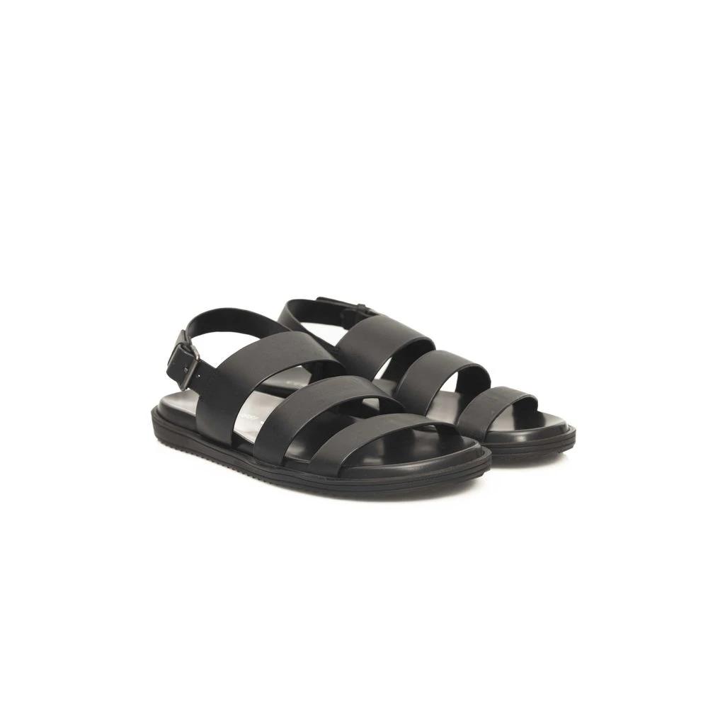 Cerruti 1881 Black Cowhide Men Sandal by Cerruti 1881