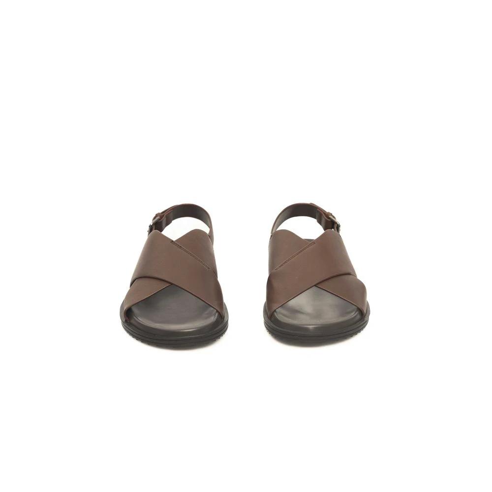 Cerruti 1881 Brown Cowhide Men Sandal by Cerruti 1881