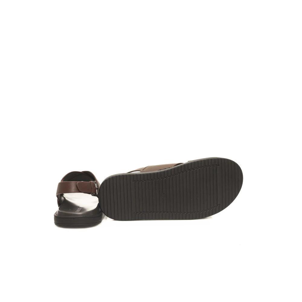 Cerruti 1881 Brown Cowhide Men Sandal by Cerruti 1881