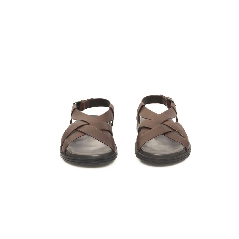 Cerruti 1881 Brown Cowhide Men Sandal by Cerruti 1881