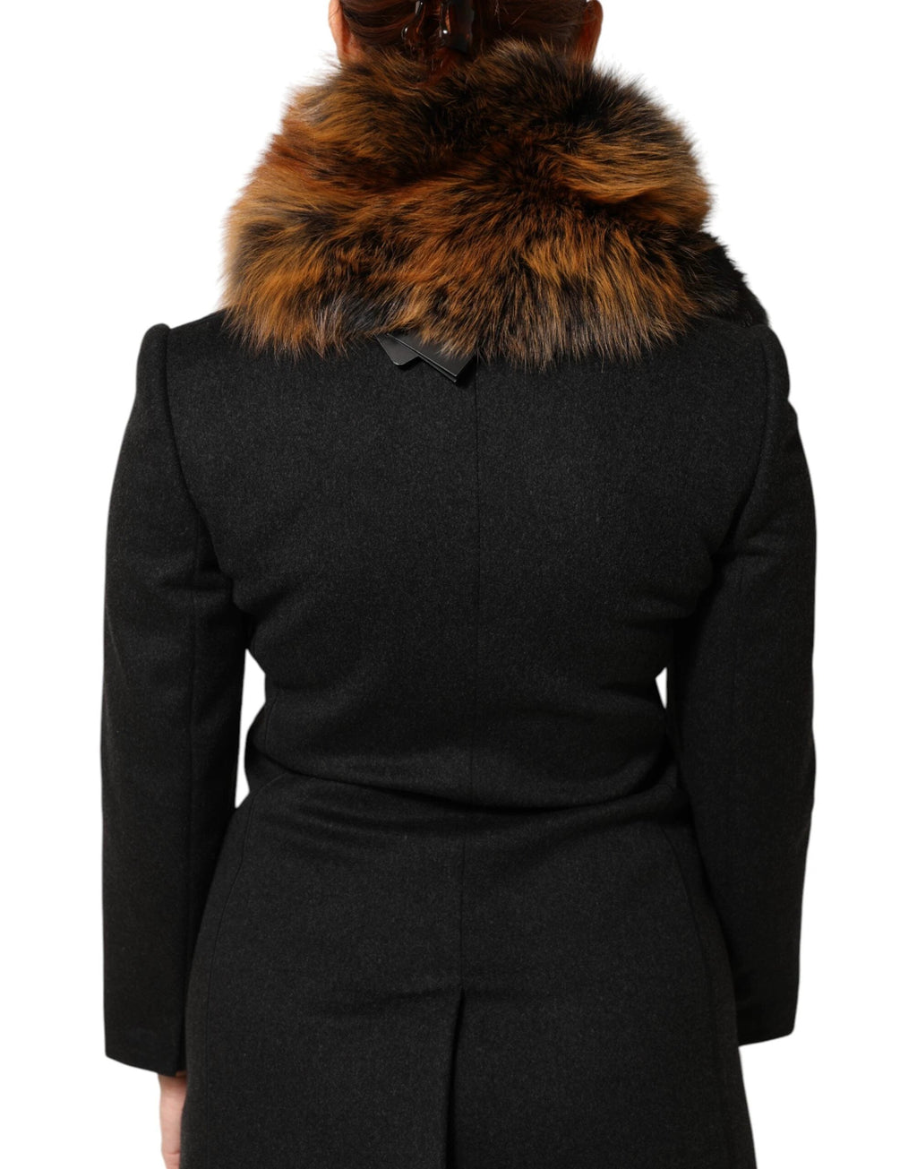 Dolce & Gabbana Brown Red Fox Fur Neck Cashmere Warmer Scarf by Dolce & Gabbana