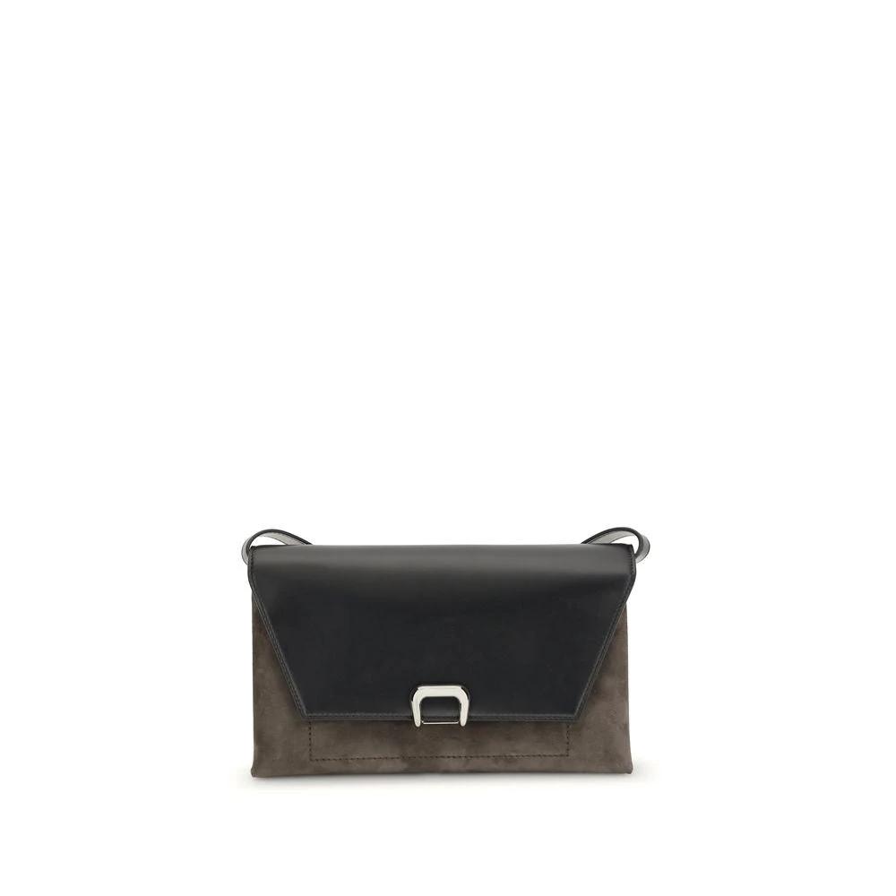 Brunello Cucinelli Black Leather Shoulder Bag by Brunello Cucinelli