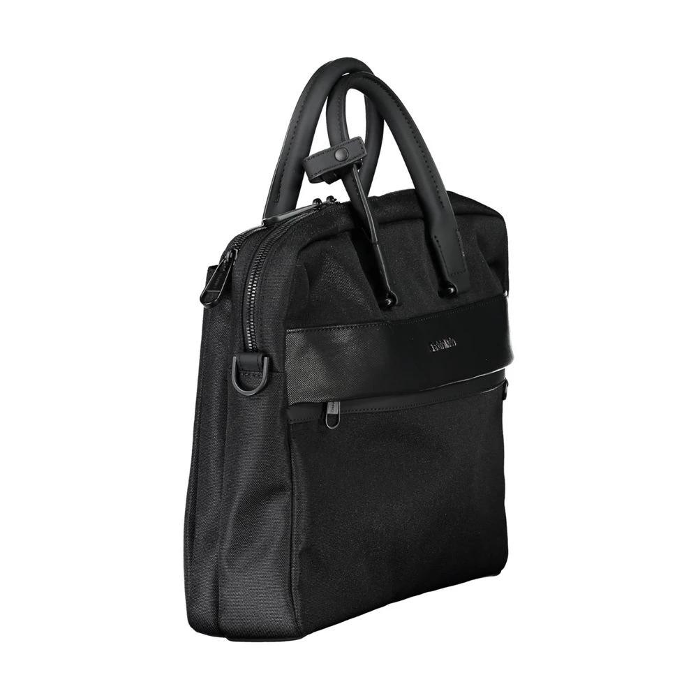 Calvin Klein Nero Polyester Men's Briefcase Calvin Klein