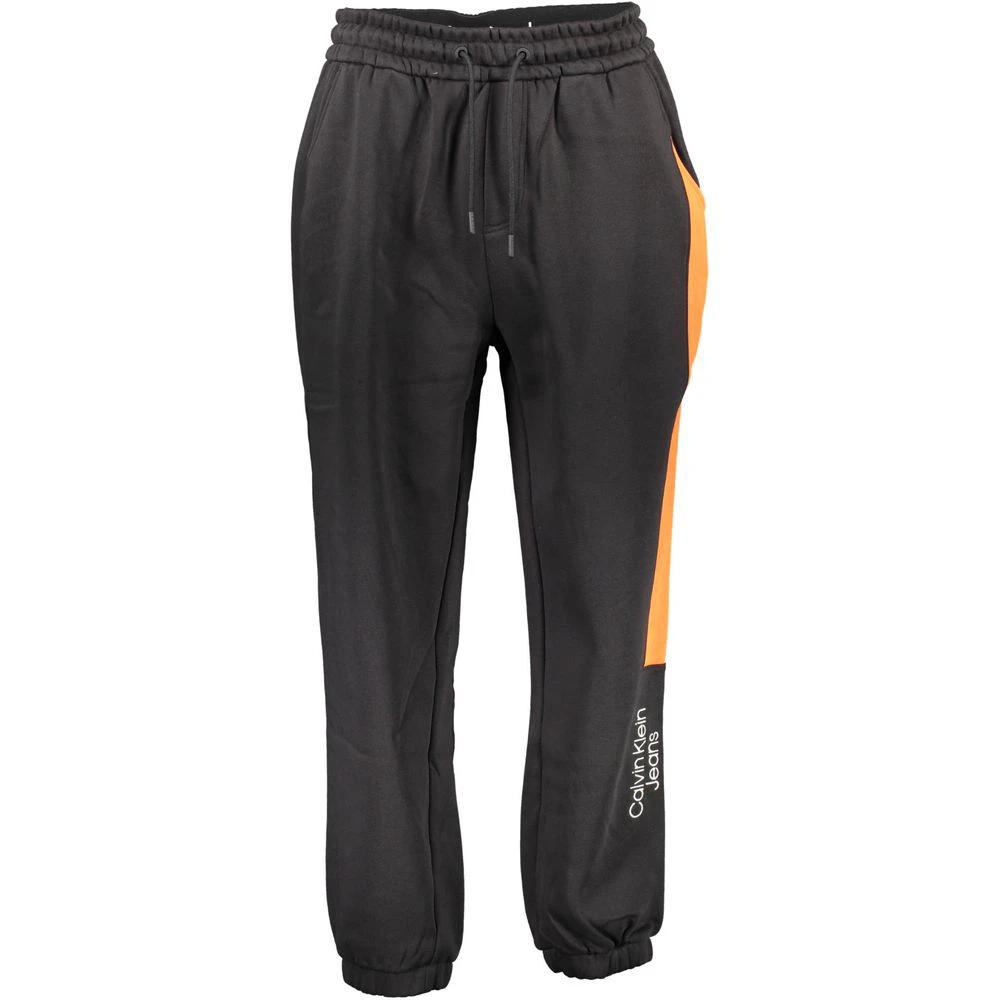 Pantalon de survêtement Calvin Klein Nero en coton pour homme
