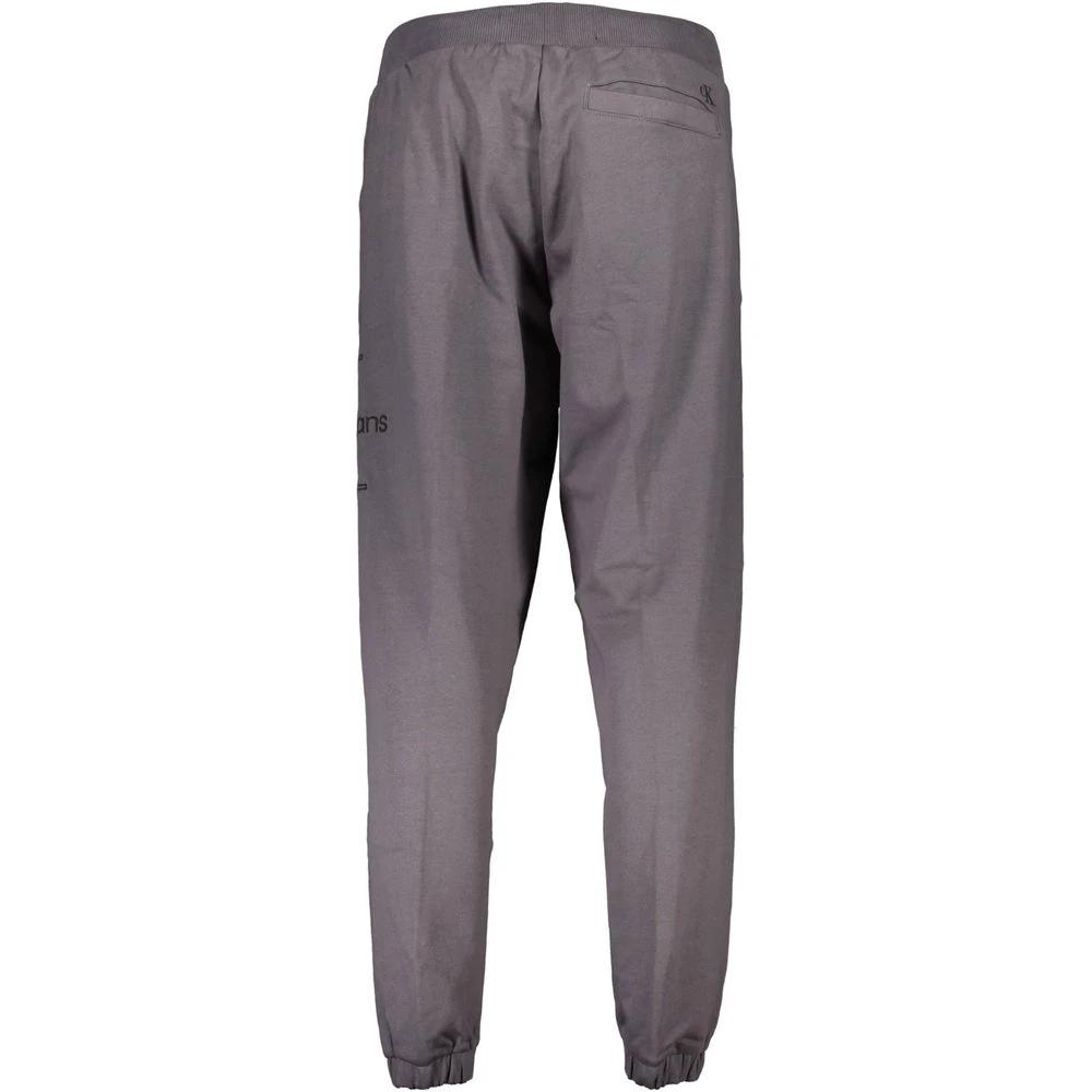 Pantalon de survêtement Calvin Klein Grigio en coton pour homme
