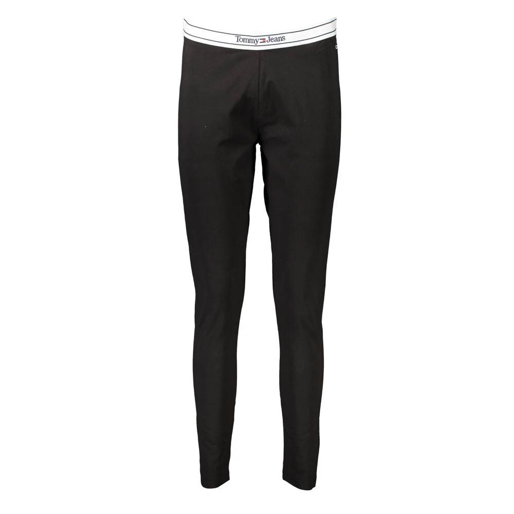 Legging Tommy Hilfiger en coton noir pour femme