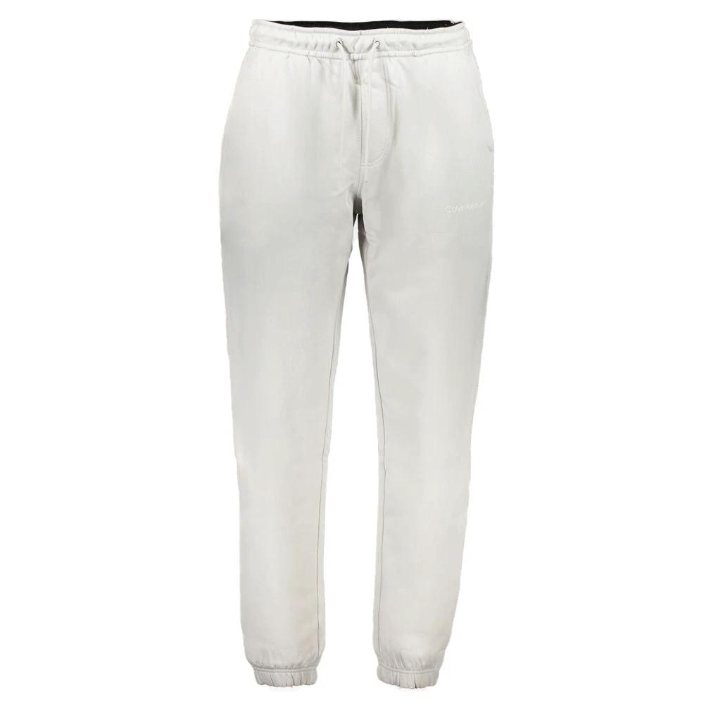 Calvin Klein Grigio Cotton Men's Sweatpant Calvin Klein
