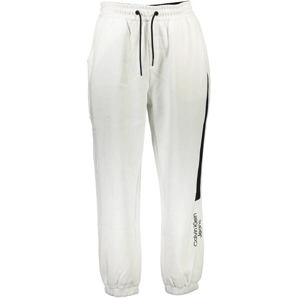 Calvin Klein White Cotton Men's Sweatpant Calvin Klein