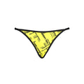 Karl Lagerfeld Yellow Polyamide Women's Swim Brief Karl Lagerfeld