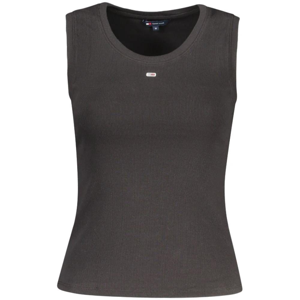 Débardeur Tommy Hilfiger noir en coton pour femme