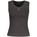 Débardeur Tommy Hilfiger noir en coton pour femme