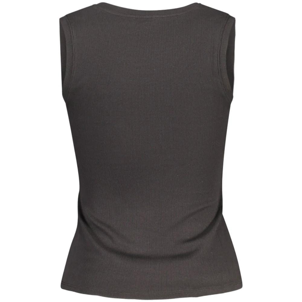 Débardeur Tommy Hilfiger noir en coton pour femme