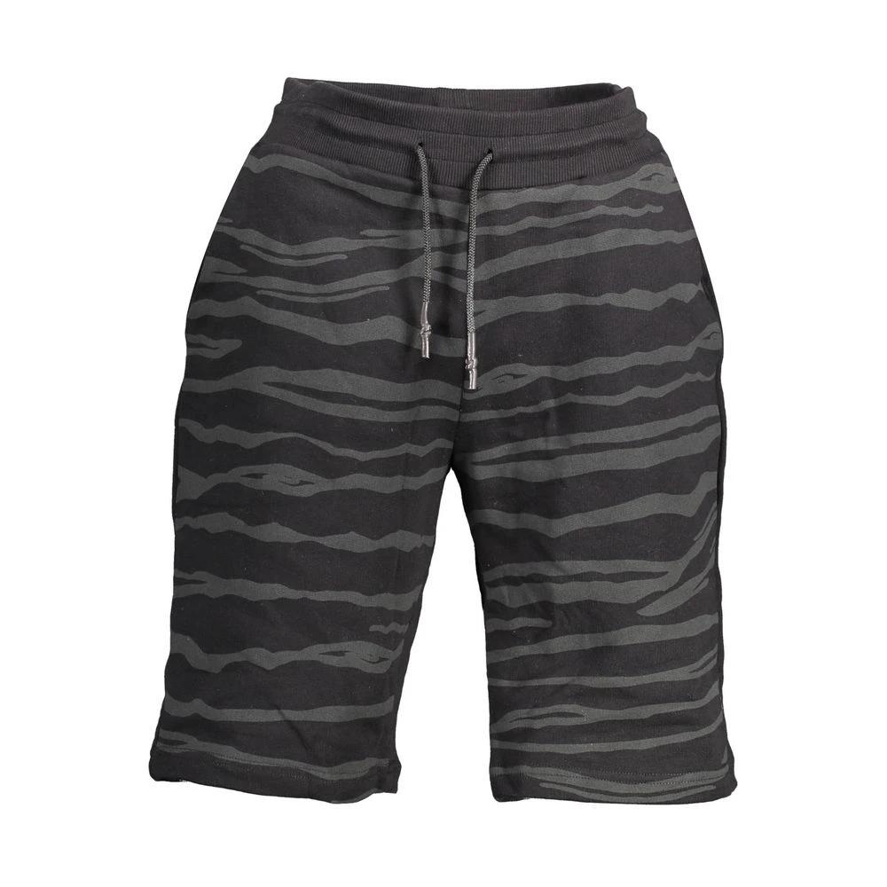 Cavalli Class Black Cotton Men's Sweatpants by Cavalli Class