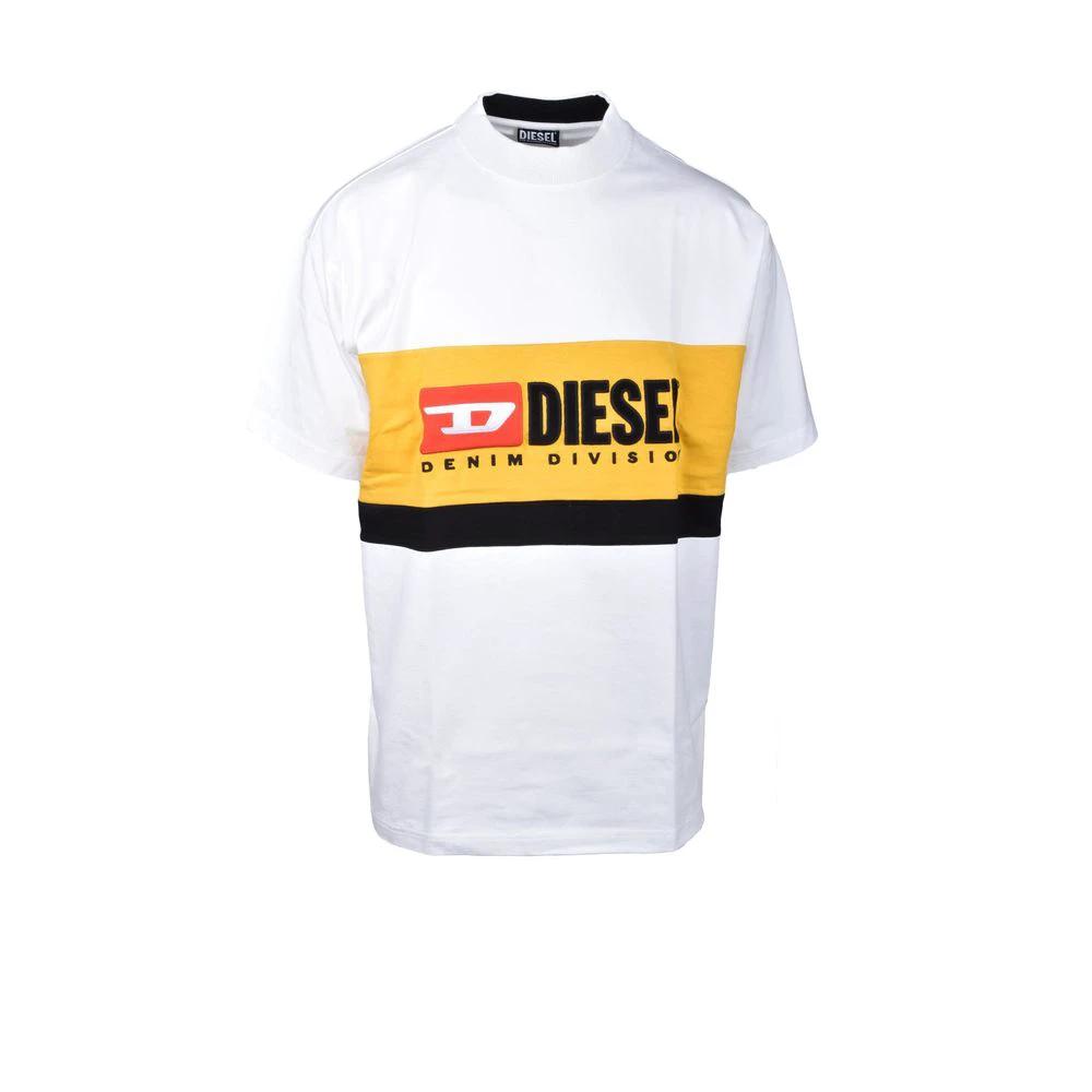 Diesel White Cotton Sweatshirt by Diesel