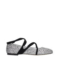 Ballerines grises en plastique Jimmy Choo