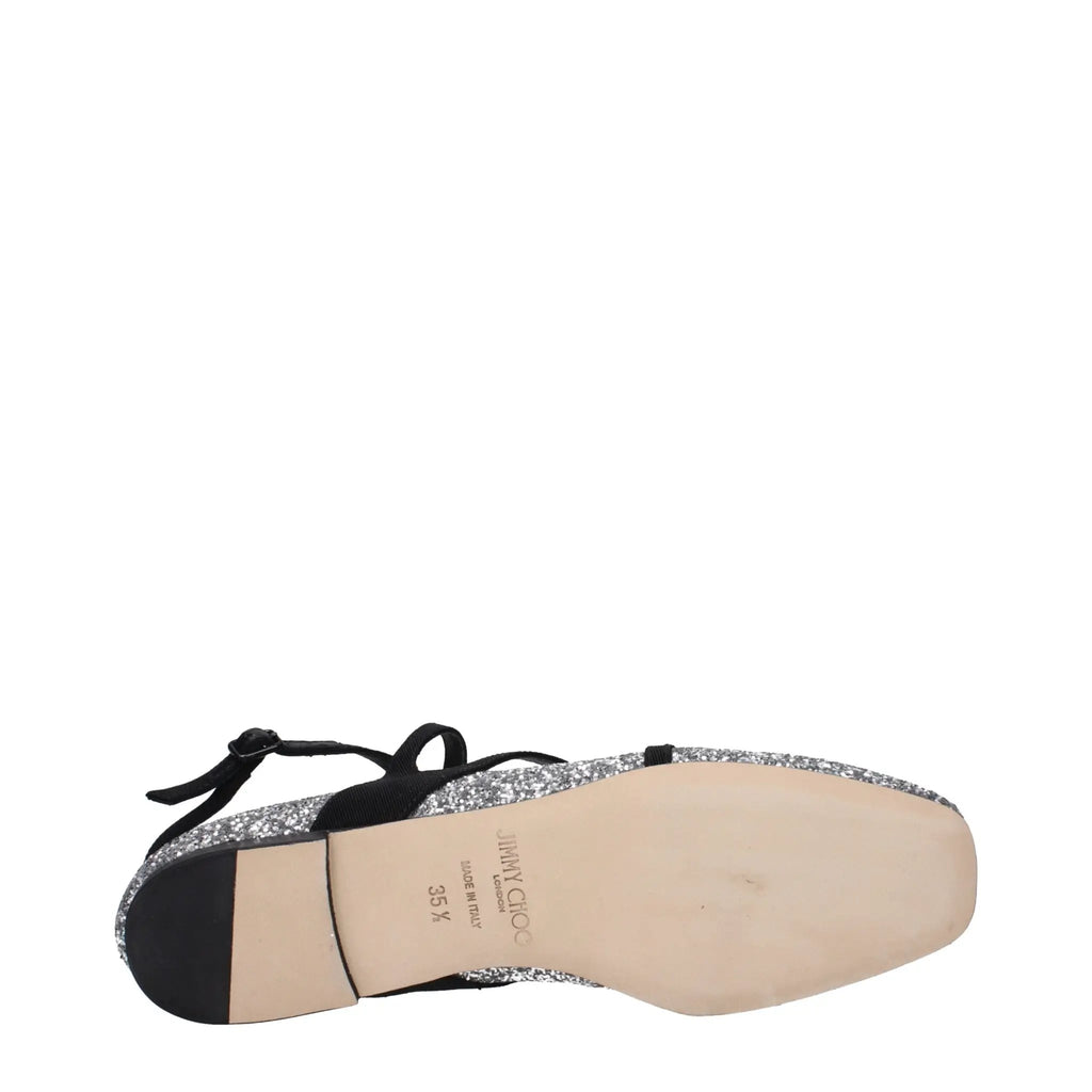 Ballerines grises en plastique Jimmy Choo