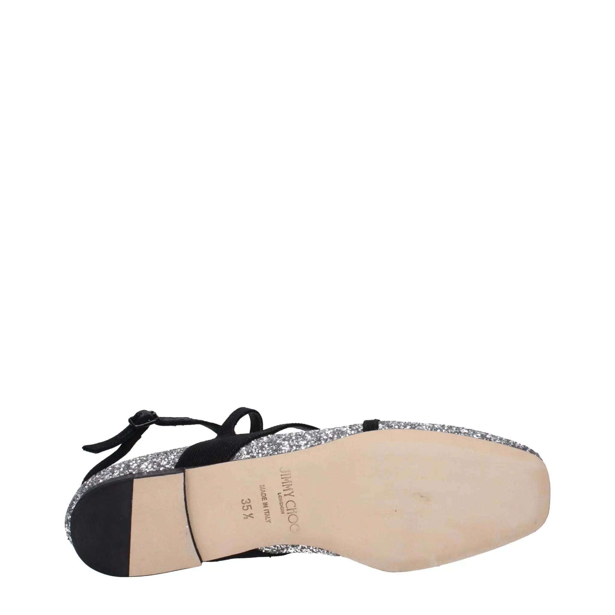 Ballerines grises en plastique Jimmy Choo