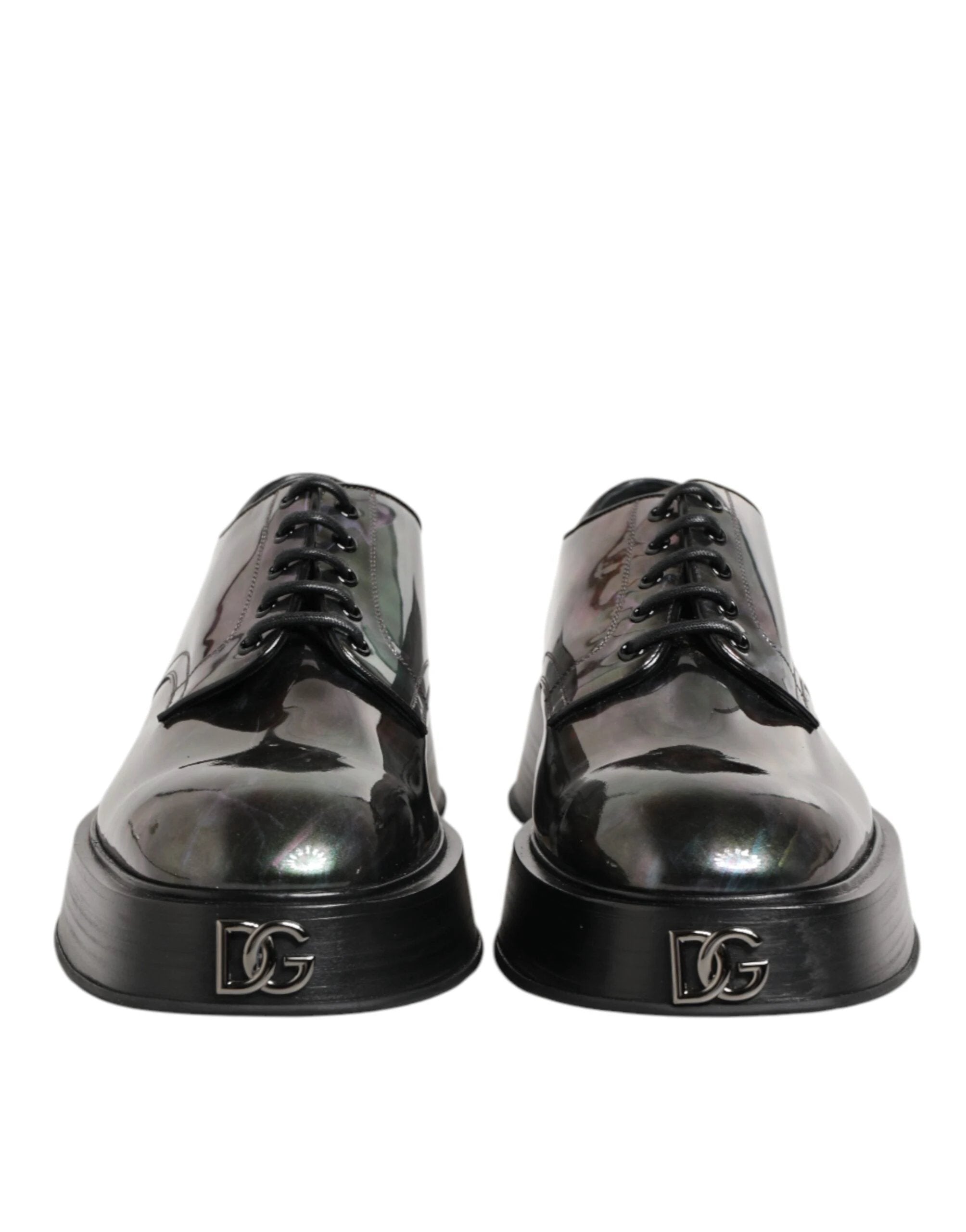 Dolce & Gabbana Multicolor Leather Lace-up Men Formal Derby Shoes by Dolce & Gabbana