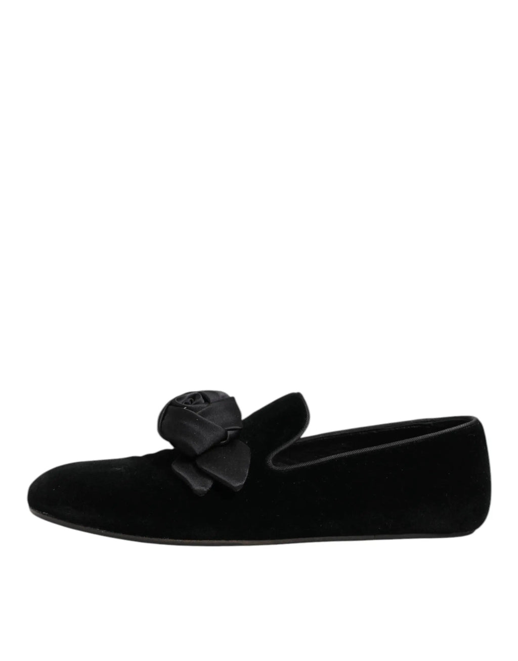 Mocassins Dolce &amp; Gabbana en daim noir Cotton Rose