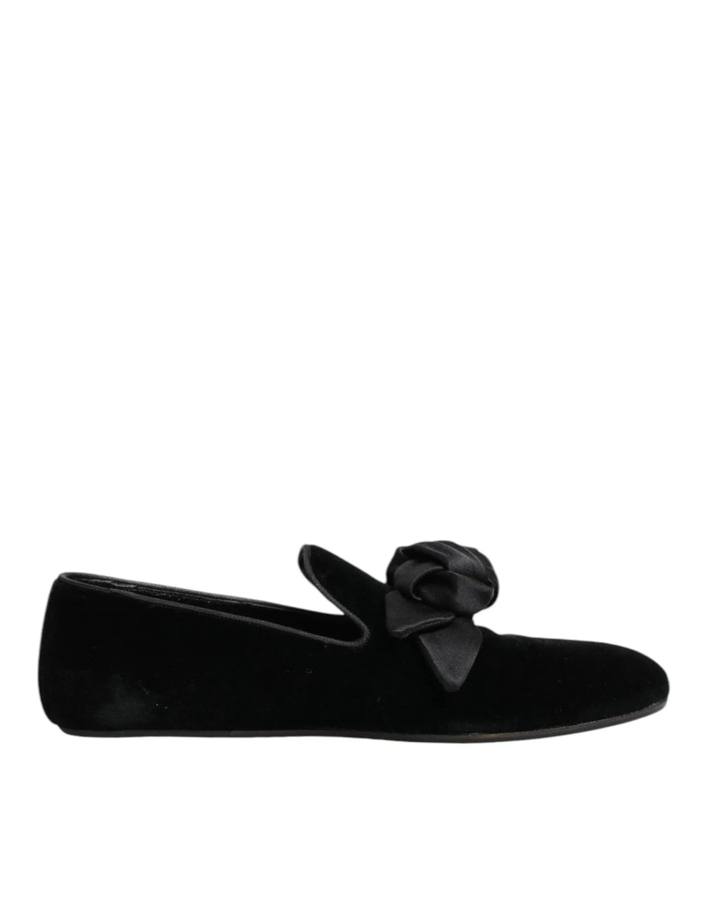 Mocassins Dolce &amp; Gabbana en daim noir Cotton Rose