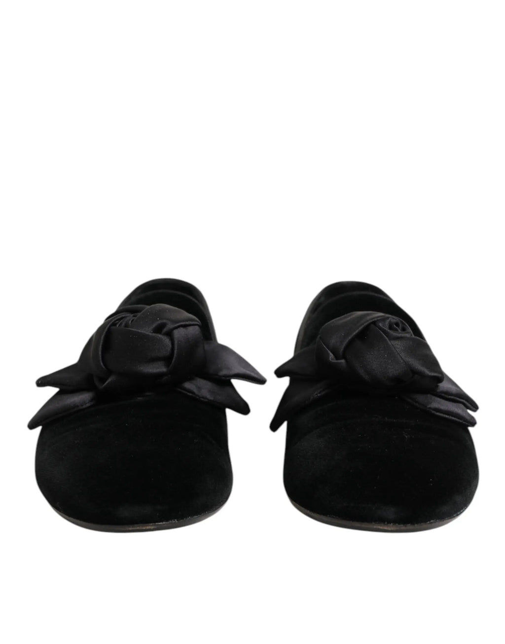Mocassins Dolce &amp; Gabbana en daim noir Cotton Rose