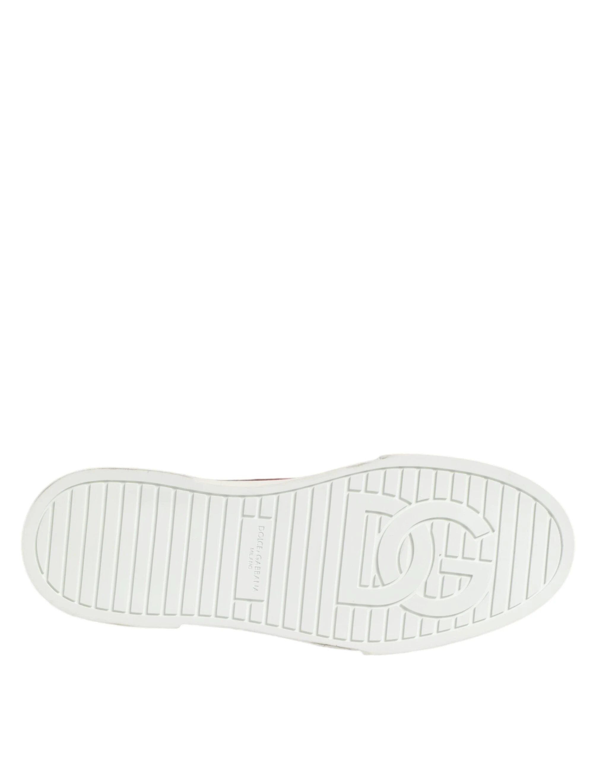 Dolce & Gabbana Multicolor Cotton High Top Men Sneakers Shoes by Dolce & Gabbana
