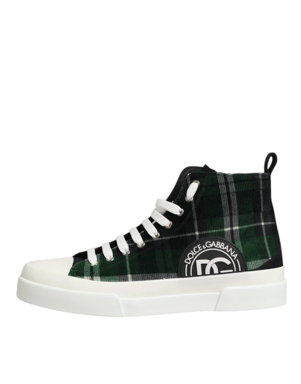 Dolce & Gabbana Multicolor DG Logo Men High Top Sneakers Shoes by Dolce & Gabbana