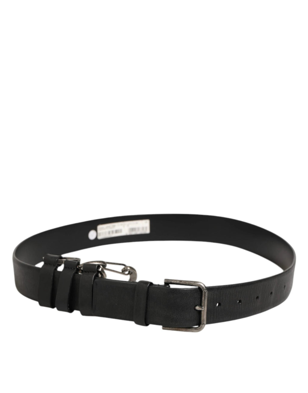 Dolce & Gabbana Black Key Ring Clip Attachments Buckle Belt by Dolce & Gabbana