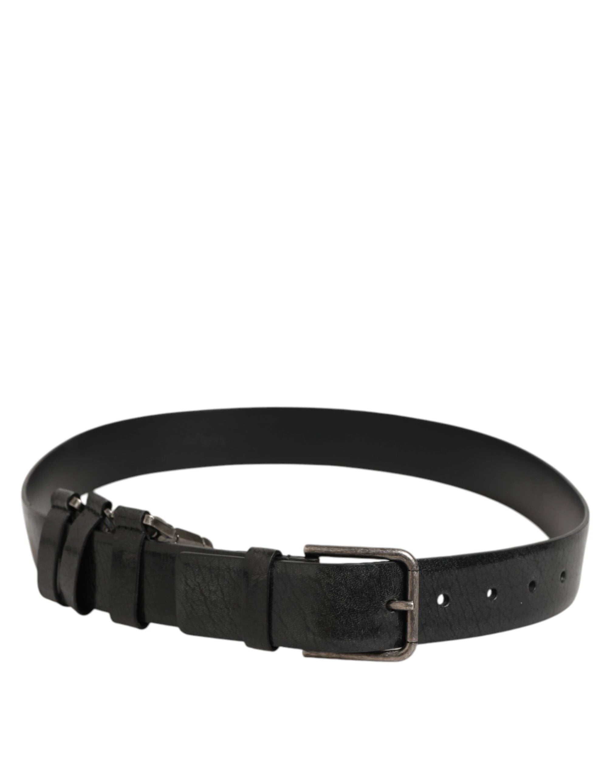 Dolce & Gabbana Black Key Ring Clip Attachments Buckle Belt by Dolce & Gabbana
