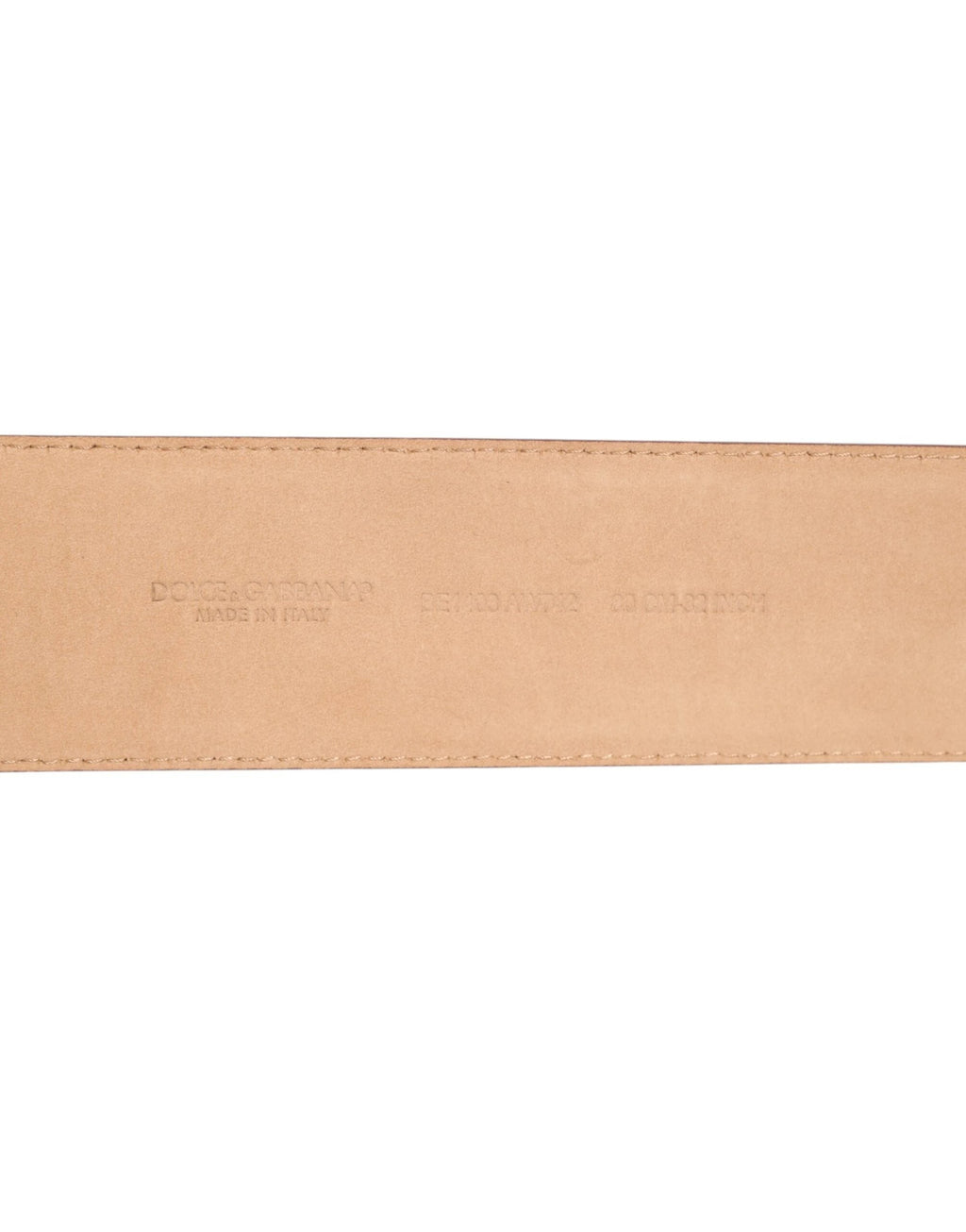 Dolce & Gabbana Burgundy Leather Gold Metal Buckle Women Belt by Dolce & Gabbana