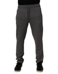 Dolce & Gabbana Gray Cotton Jogger Sweatpants Trouser Pants by Dolce & Gabbana