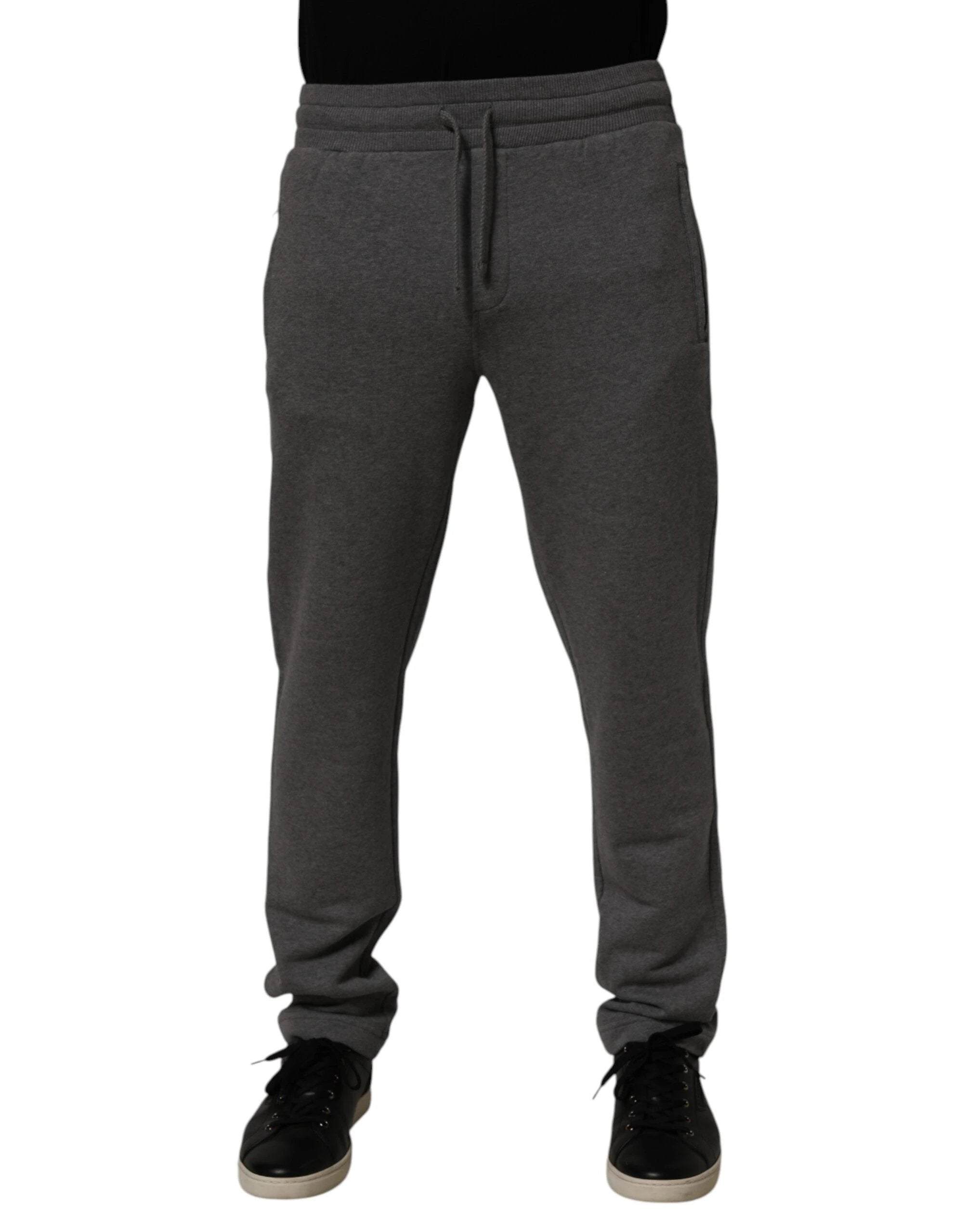 Dolce & Gabbana Gray Cotton Jogger Sweatpants Trouser Pants by Dolce & Gabbana