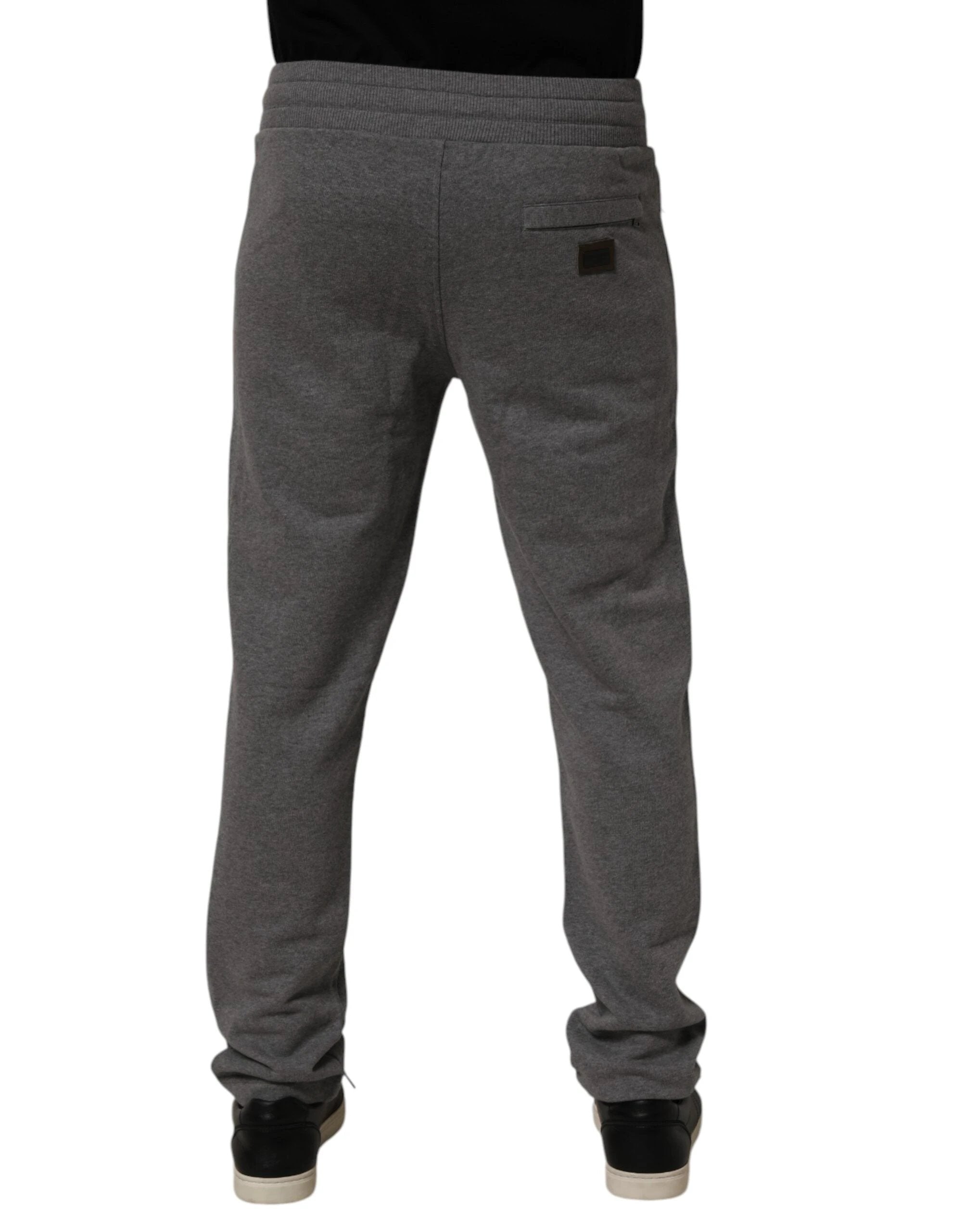 Dolce & Gabbana Gray Cotton Jogger Sweatpants Trouser Pants by Dolce & Gabbana
