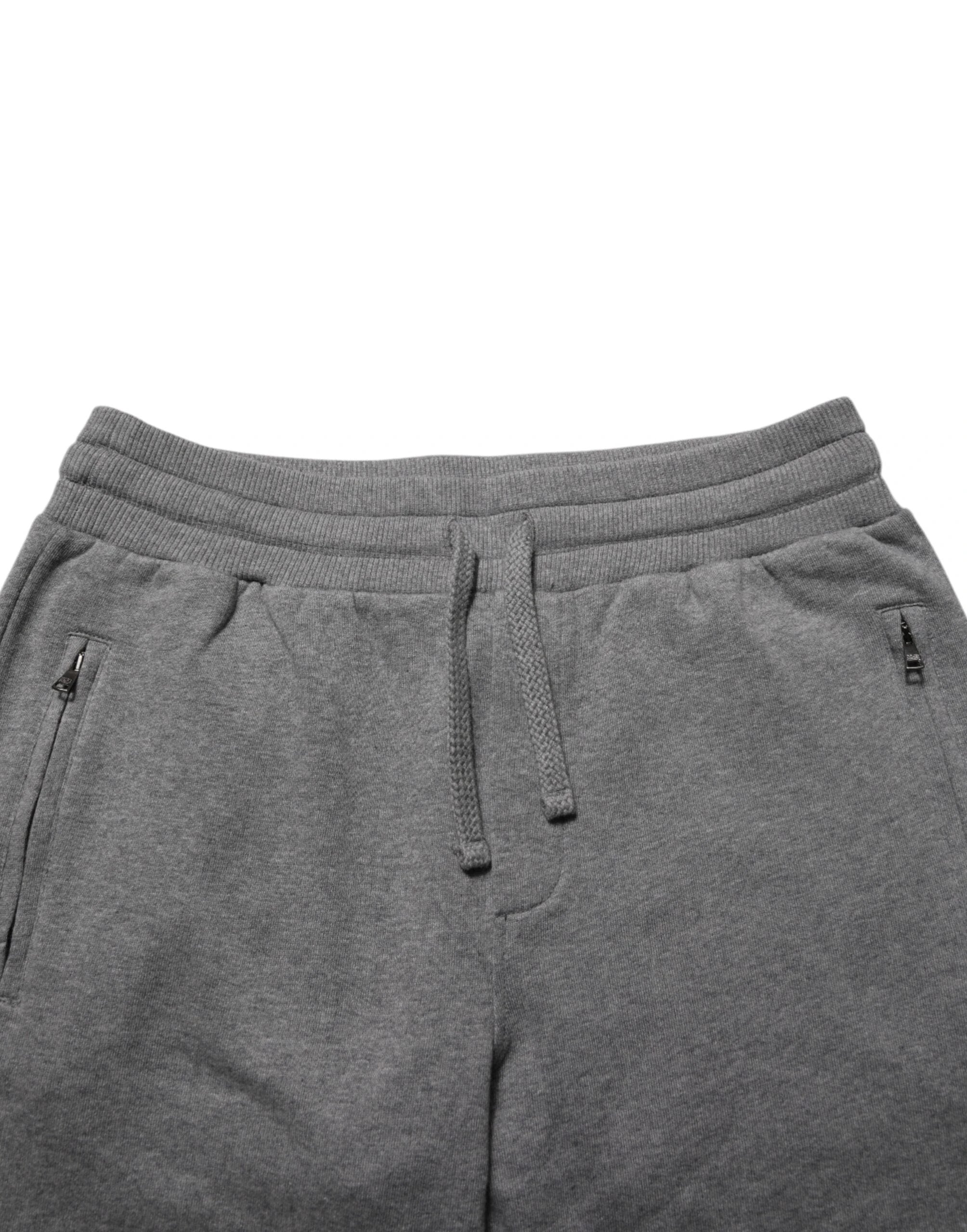 Dolce & Gabbana Gray Cotton Jogger Sweatpants Trouser Pants by Dolce & Gabbana