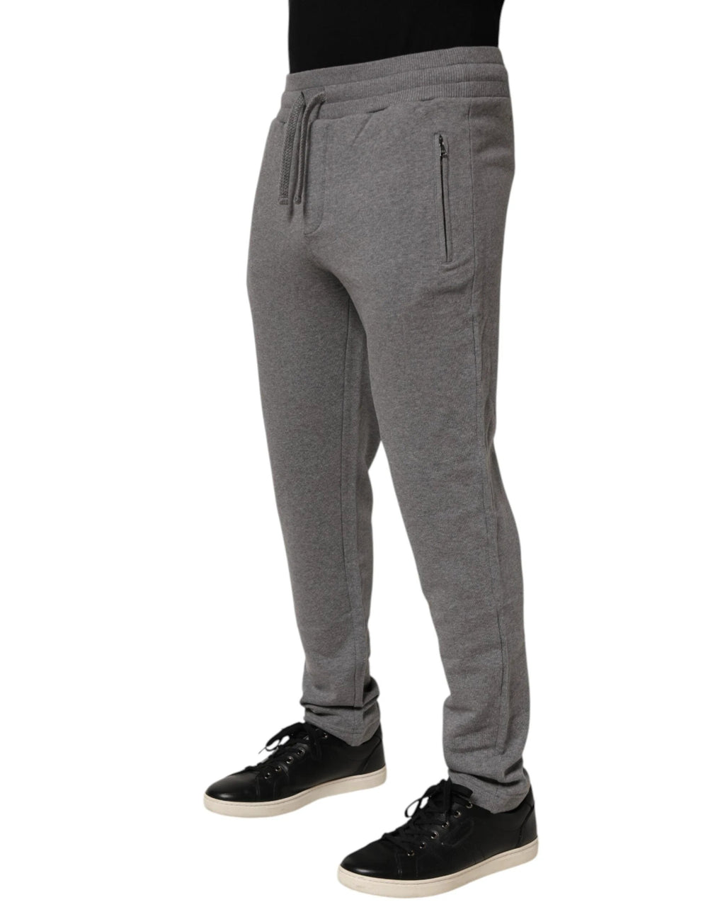 Dolce & Gabbana Cotton Jogger Sweatpants Trouser Gray by Dolce & Gabbana