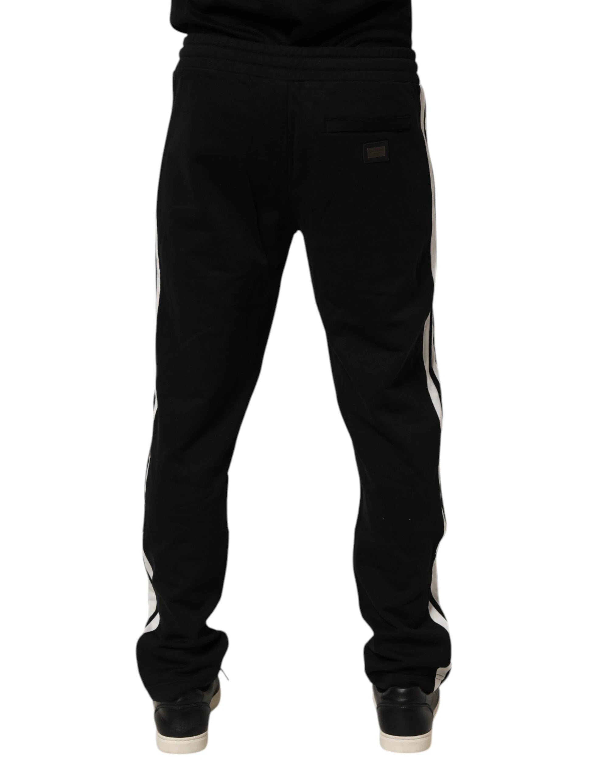 Dolce & Gabbana Black Cotton Jogger Sweatpants Trouser Pants by Dolce & Gabbana