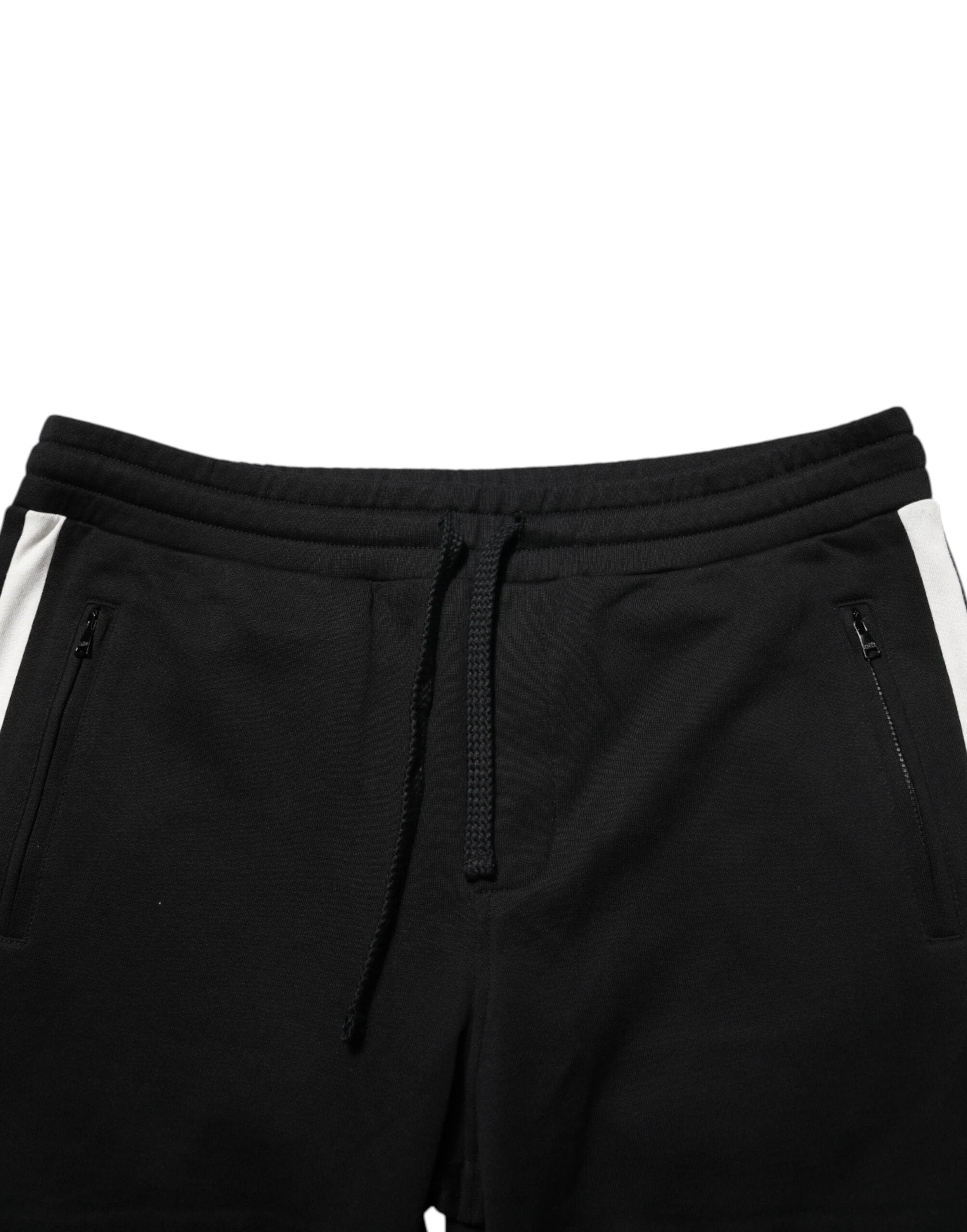 Dolce & Gabbana Black Cotton Jogger Sweatpants Trouser Pants by Dolce & Gabbana