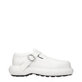 Mocassins en cuir blanc Jil Sander