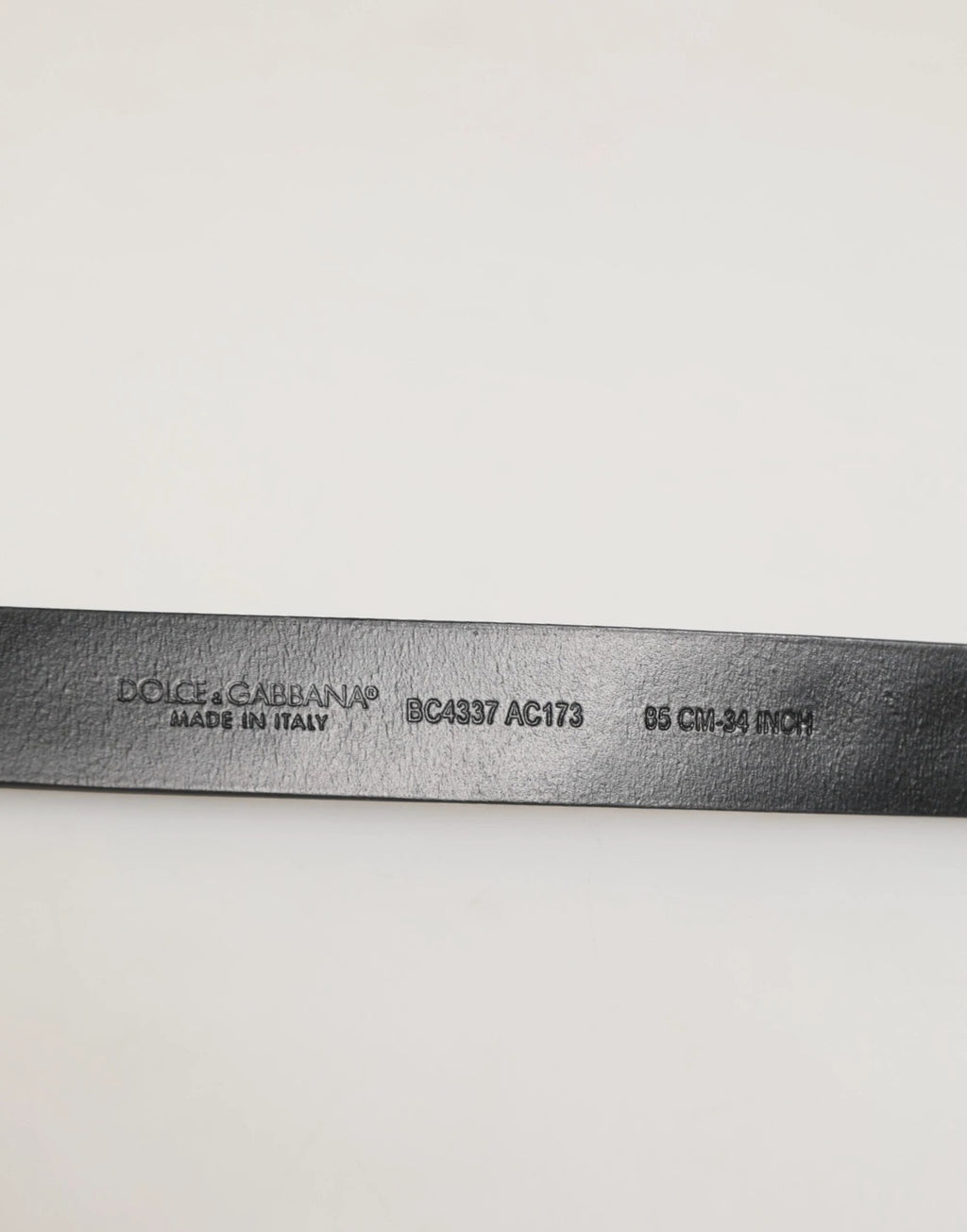 Dolce & Gabbana Black Leather Studded Silver-Tone Buckle Belt by Dolce & Gabbana