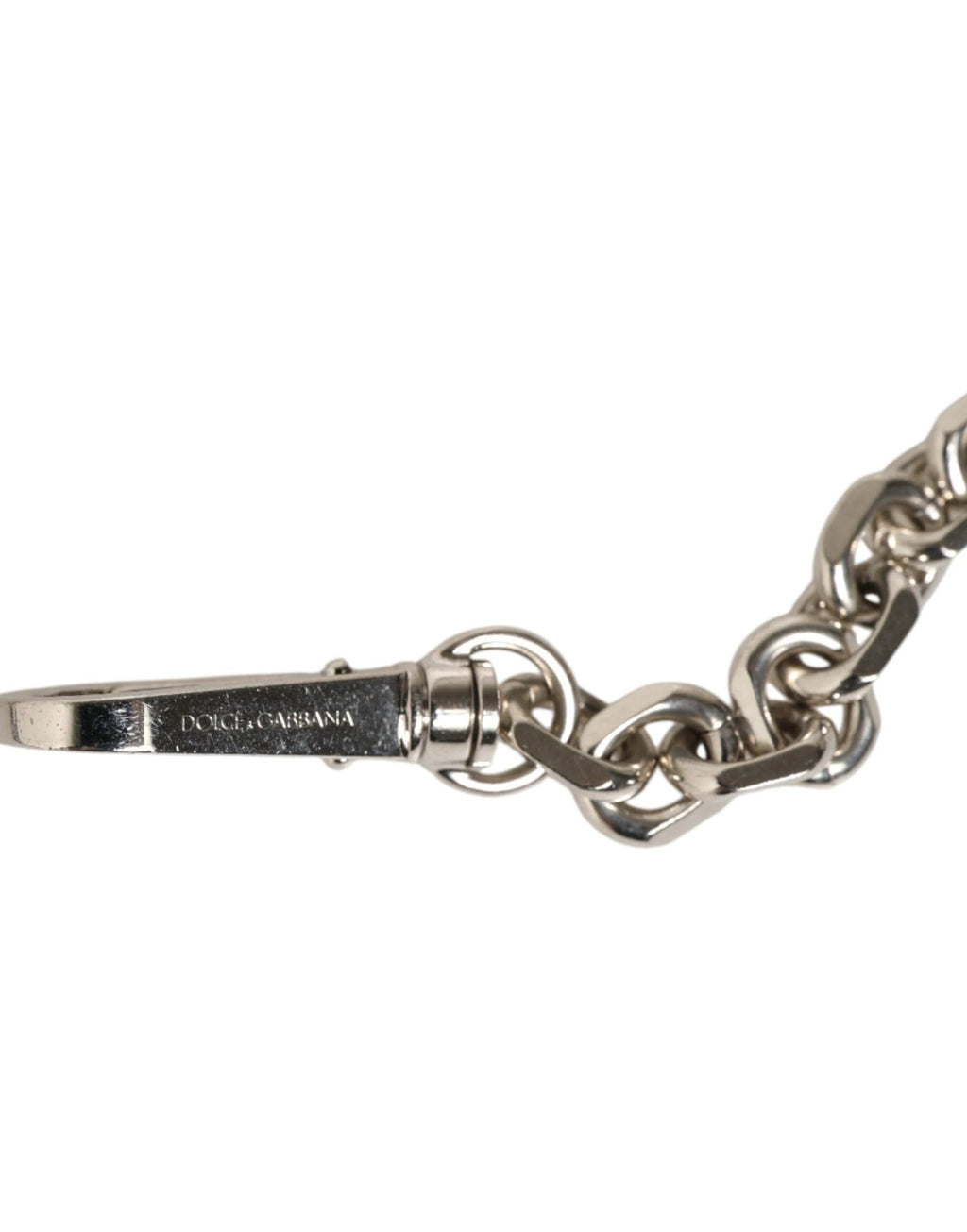 Dolce & Gabbana Black Leather Pearl Chain Bag Accessory Shoulder Strap by Dolce & Gabbana