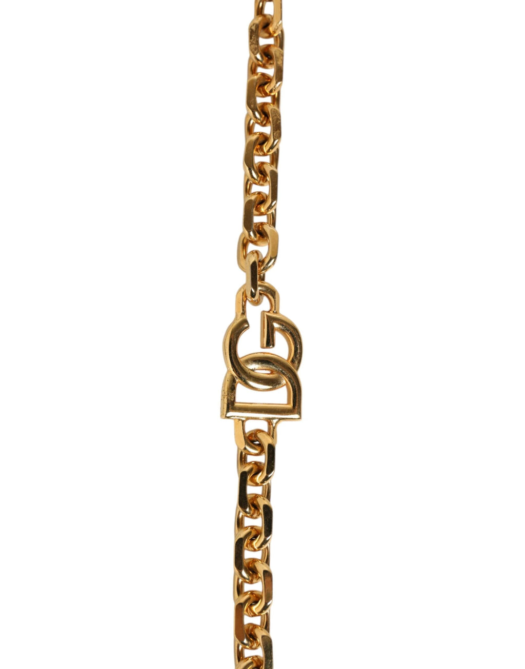 Dolce & Gabbana Black Leather Gold Chain Bag Accessory Shoulder Strap by Dolce & Gabbana