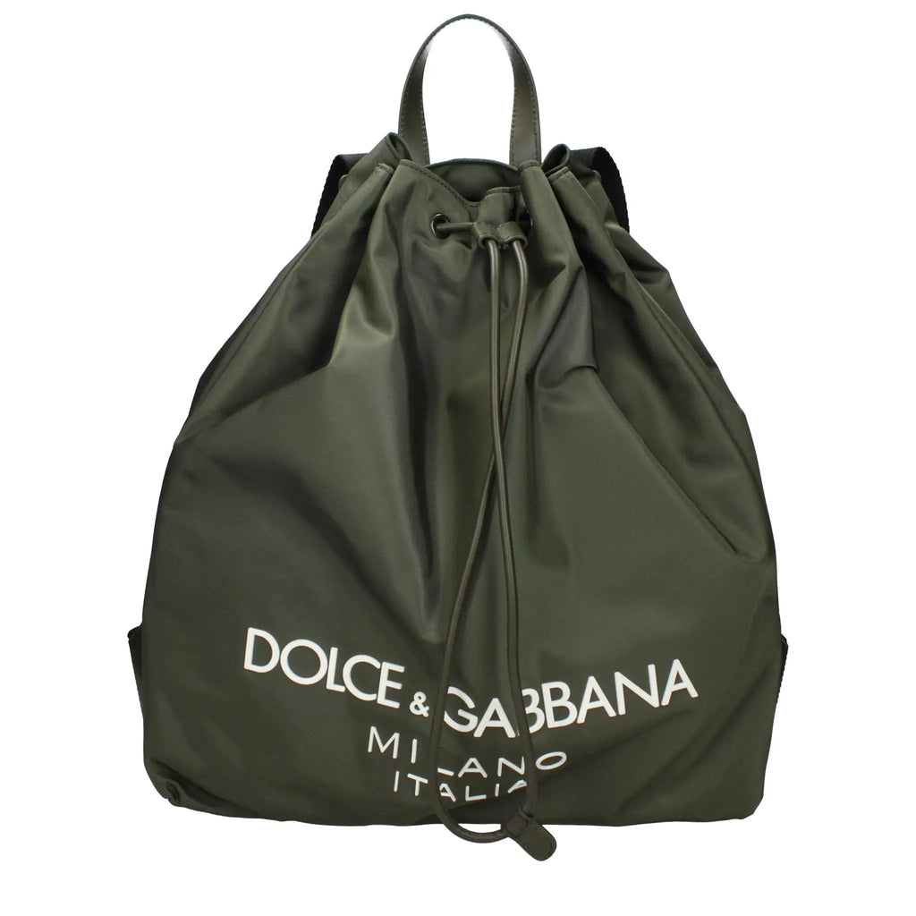 Sac à dos Dolce &amp; Gabbana en nylon vert