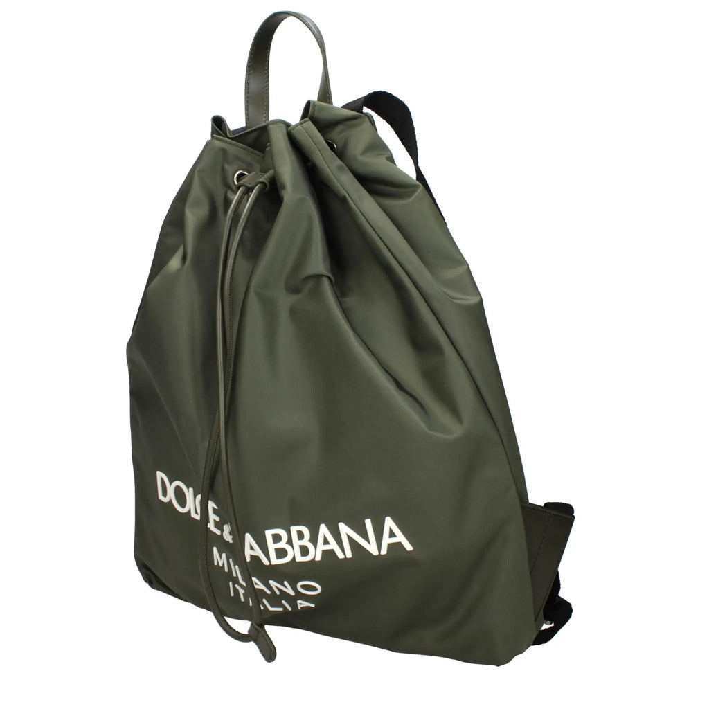 Sac à dos Dolce &amp; Gabbana en nylon vert