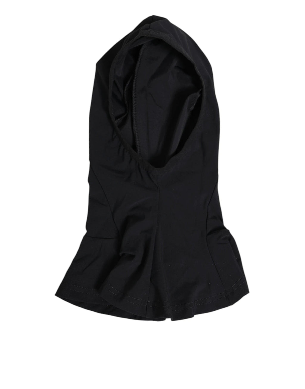 Dolce & Gabbana Black Nylon Elastane Balaclava Hood Face Cover Hat by Dolce & Gabbana